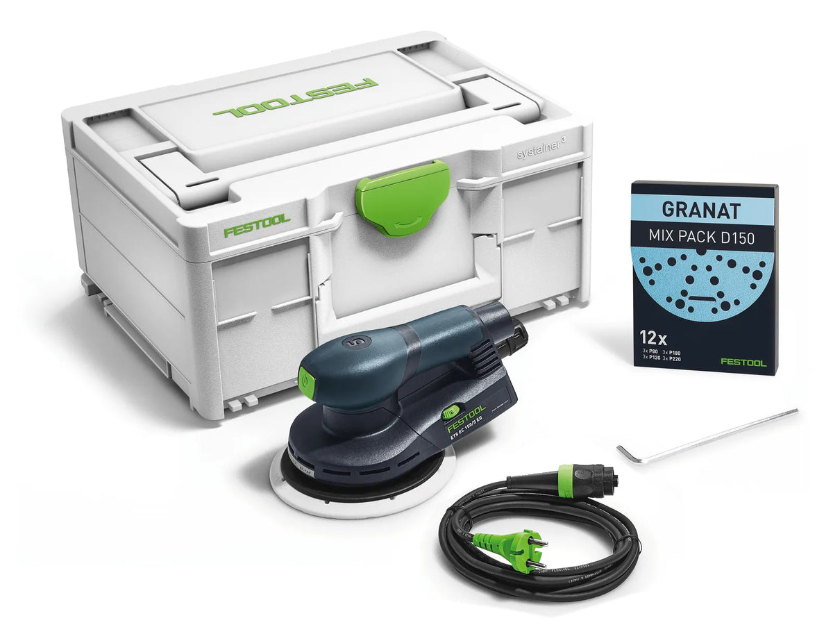 Эксцентриковая шлифовальная машина Festool ETS EC 150/5 EQ-Plus, Ø150 мм