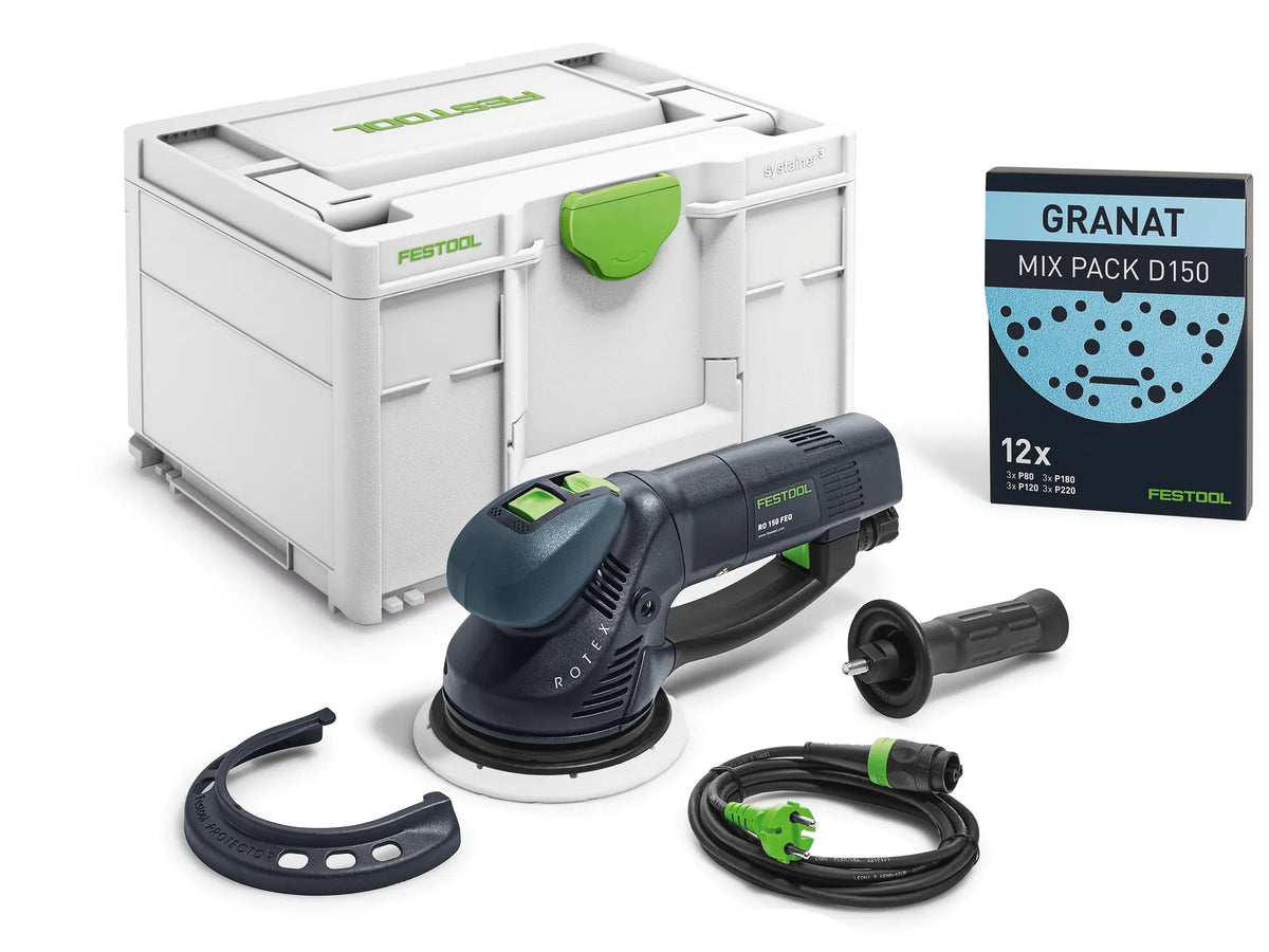 Редукторная эксцентриковая шлифовальная машина Festool ROTEX RO 150 FEQ-Plus, Ø150 мм