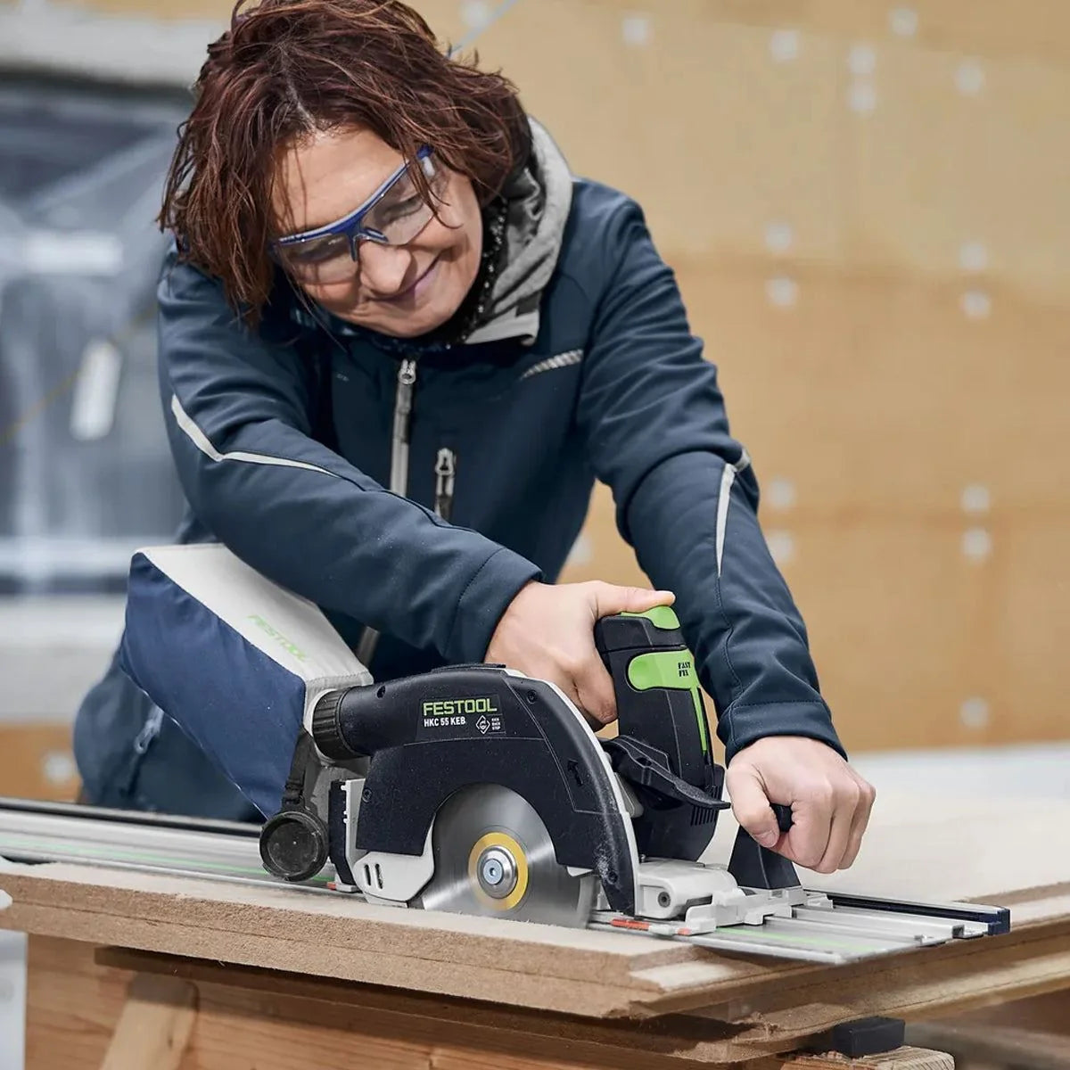 Аккумуляторная дисковая пила Festool HKC 55 KEB-Basic